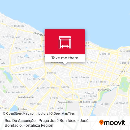 Rua Da Assunção | Praça José Bonifácio - José Bonifácio map