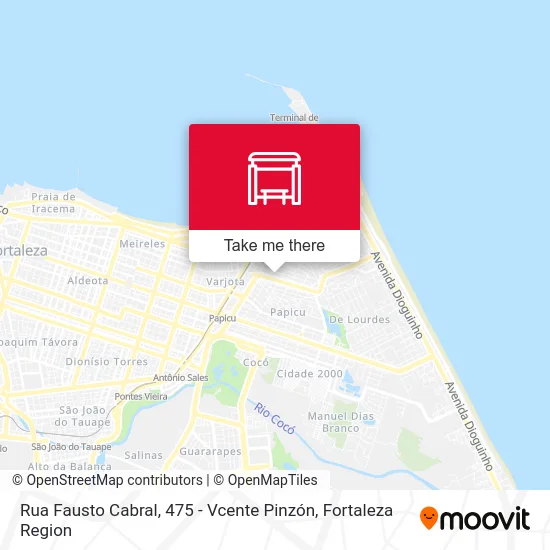 Rua Fausto Cabral, 475 - Vcente Pinzón map