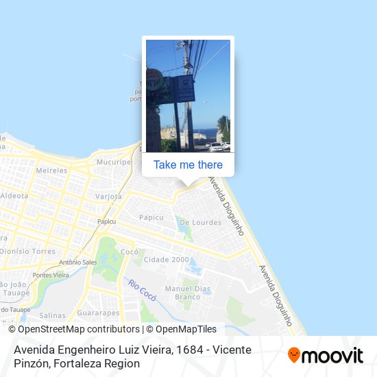 Avenida Engenheiro Luiz Vieira, 1684 - Vicente Pinzón map