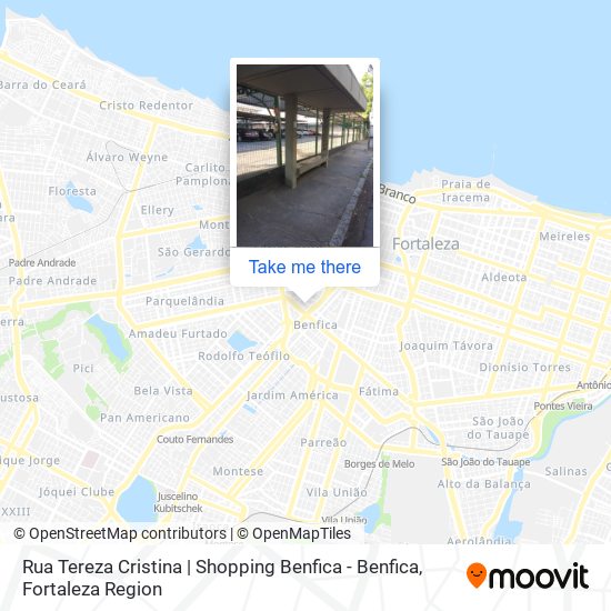 Rua Tereza Cristina | Shopping Benfica - Benfica map