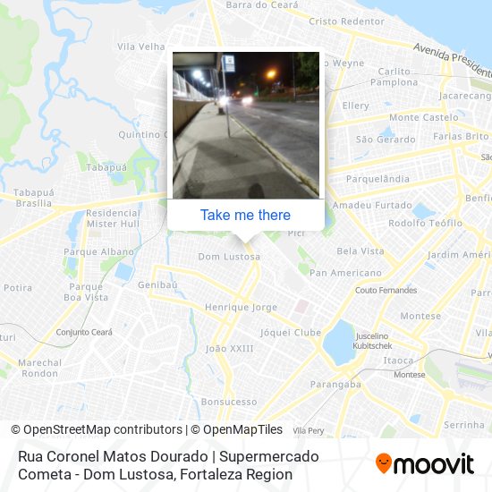 Rua Coronel Matos Dourado | Supermercado Cometa - Dom Lustosa map