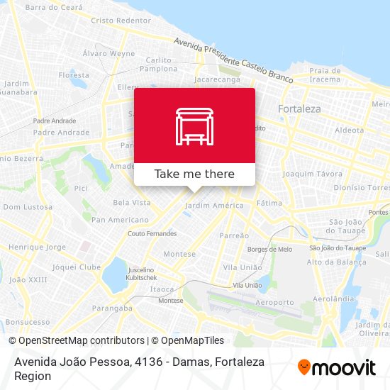 Mapa Avenida João Pessoa, 4136 - Damas