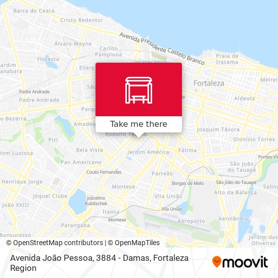 Avenida João Pessoa, 3884 - Damas map