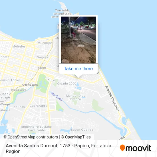 Avenida Santos Dumont, 1753 - Papicu map