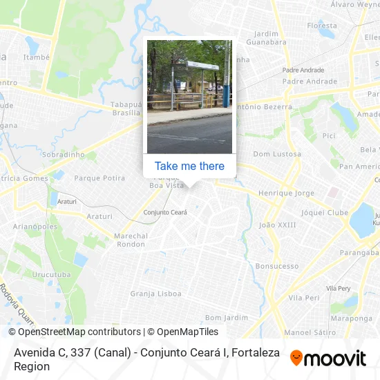 Avenida C, 337 (Canal) - Conjunto Ceará I map