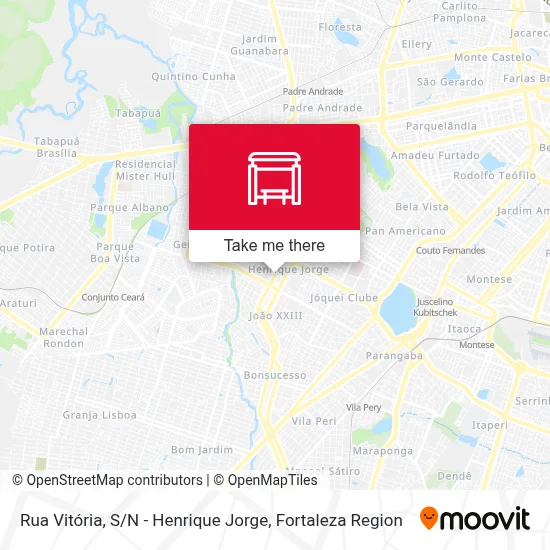 Rua Vitória, S / N - Henrique Jorge map