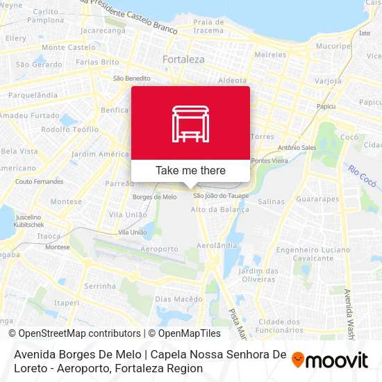 Avenida Borges De Melo | Capela Nossa Senhora De Loreto - Aeroporto map