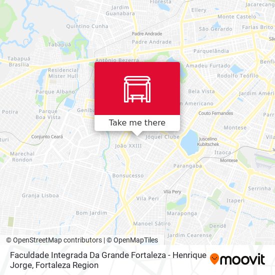 Faculdade Integrada Da Grande Fortaleza - Henrique Jorge map