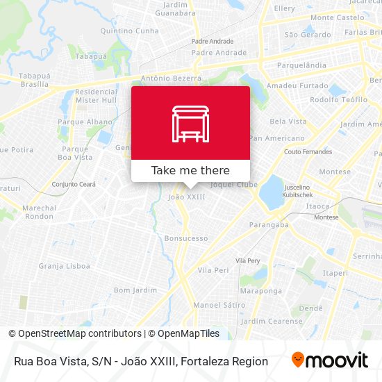Rua Boa Vista, S / N - João XXIII map