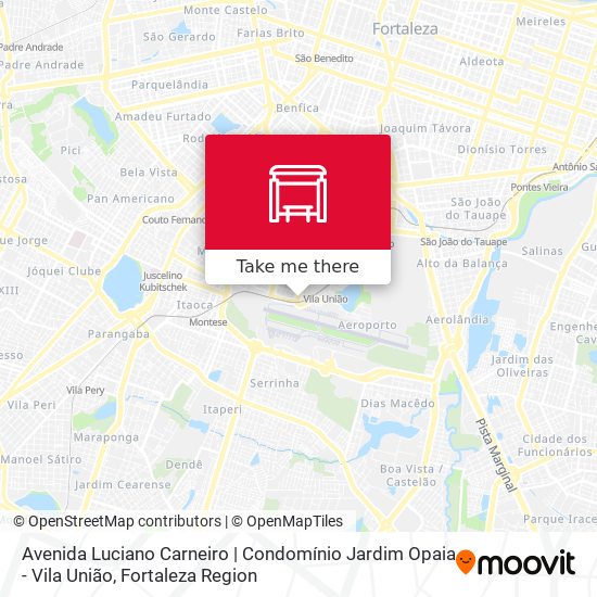Avenida Luciano Carneiro | Condomínio Jardim Opaia - Vila União map