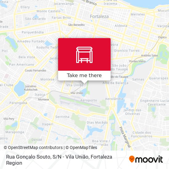 Rua Gonçalo Souto, S / N - Vila União map