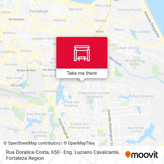 Rua Doralice Costa, 650 - Eng. Luciano Cavalcante map