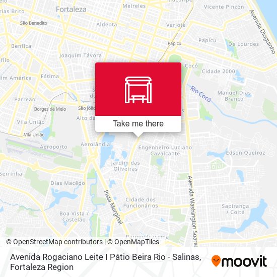 Avenida Rogaciano Leite I Pátio Beira Rio - Salinas map