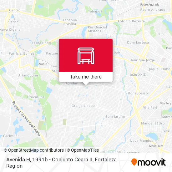 Avenida H, 1991b - Conjunto Ceará II map