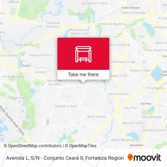 Avenida L, S / N - Conjunto Ceará II map