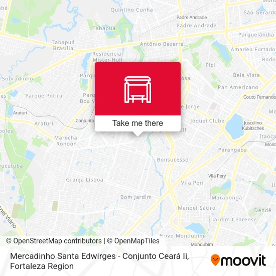 Mercadinho Santa Edwirges - Conjunto Ceará Ii map