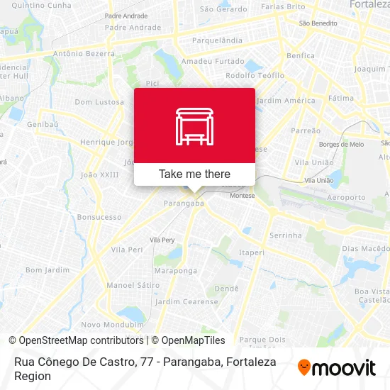 Rua Cônego De Castro, 77 - Parangaba map