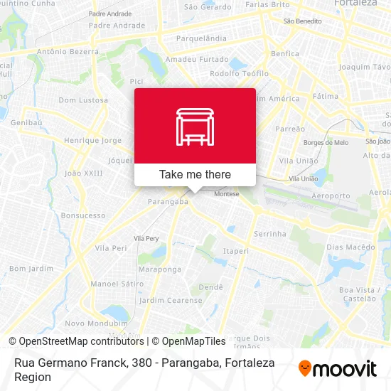 Rua Germano Franck, 380 - Parangaba map