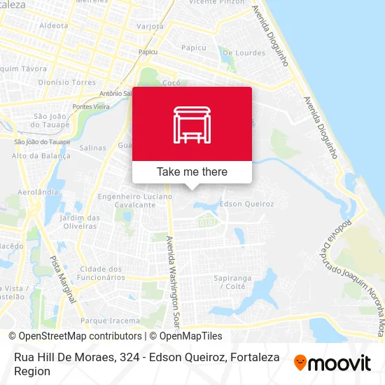 Rua Hill De Moraes, 324 - Edson Queiroz map