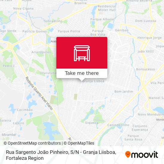 Rua Sargento João Pinheiro, S / N - Granja Liisboa map