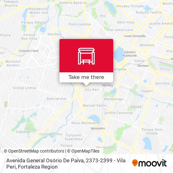 Avenida General Osório De Paiva, 2373-2399 - Vila Peri map
