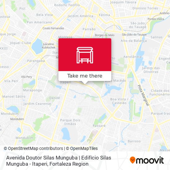 Mapa Avenida Doutor Silas Munguba | Edifício Silas Munguba - Itaperi