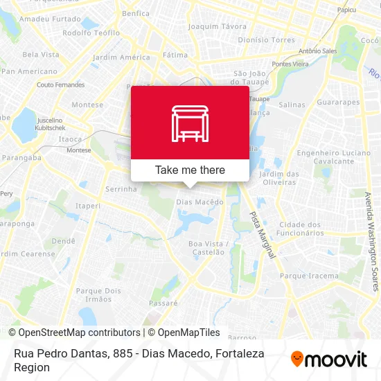 Rua Pedro Dantas, 885 - Dias Macedo map