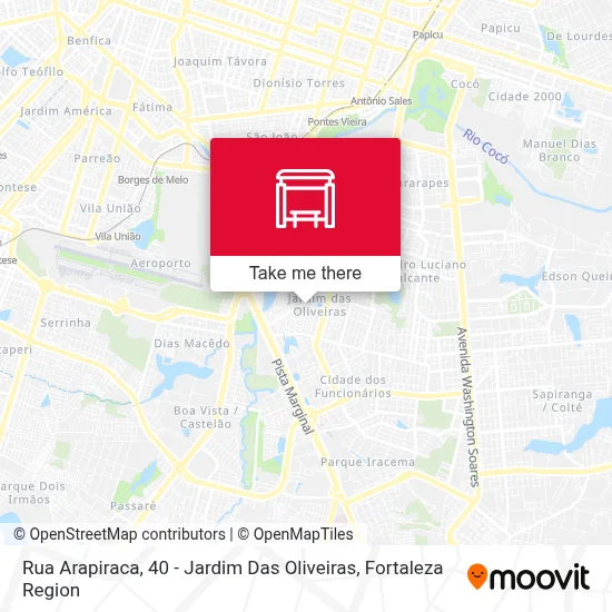 Rua Arapiraca, 40 - Jardim Das Oliveiras map