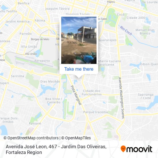Avenida José Leon, 467 - Jardim Das Oliveiras map