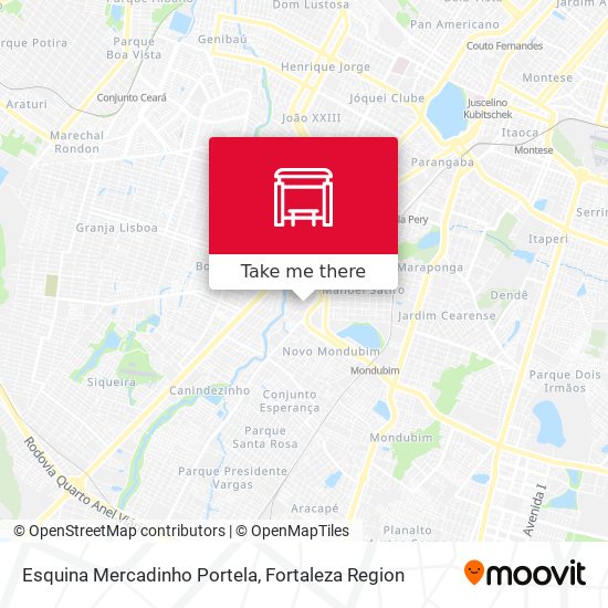 Mapa Esquina Mercadinho Portela