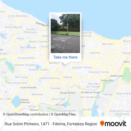 Rua Solon Pinheiro, 1471 - Fátima map