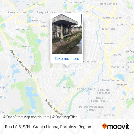 Rua Ló 3, S/N - Granja Lisboa map