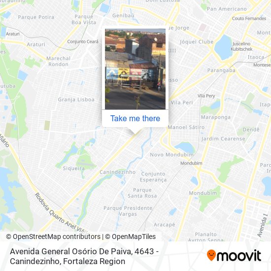 Avenida General Osório De Paiva, 4643 - Canindezinho map