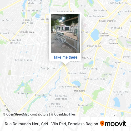 Rua Raimundo Neri, S / N - Vila Peri map