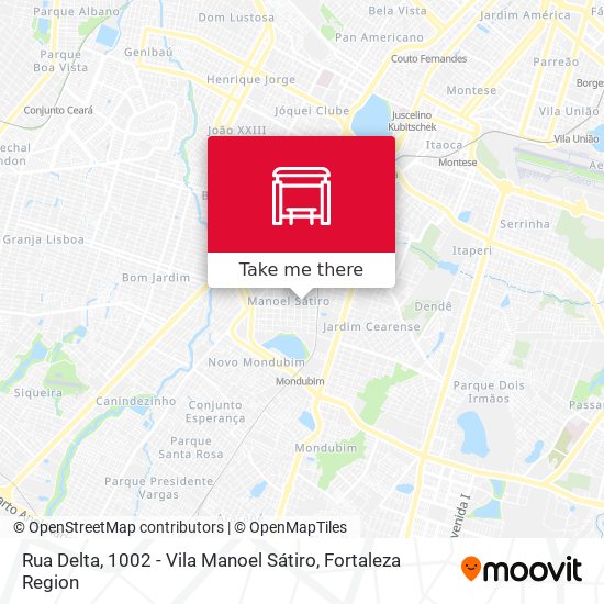 Rua Delta, 1002 - Vila Manoel Sátiro map