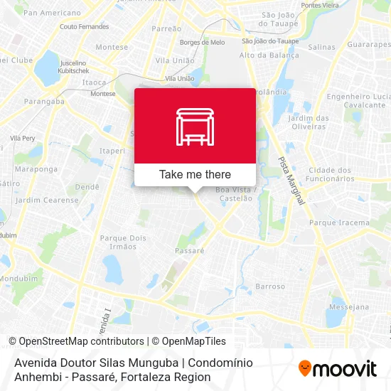 Avenida Doutor Silas Munguba | Condomínio Anhembi - Passaré map