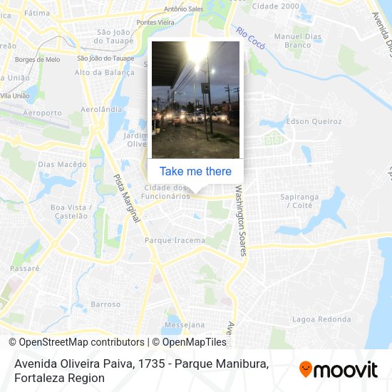 Avenida Oliveira Paiva, 1735 - Parque Manibura map