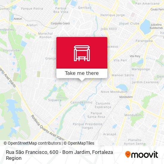Rua São Francisco, 600 - Bom Jardim map