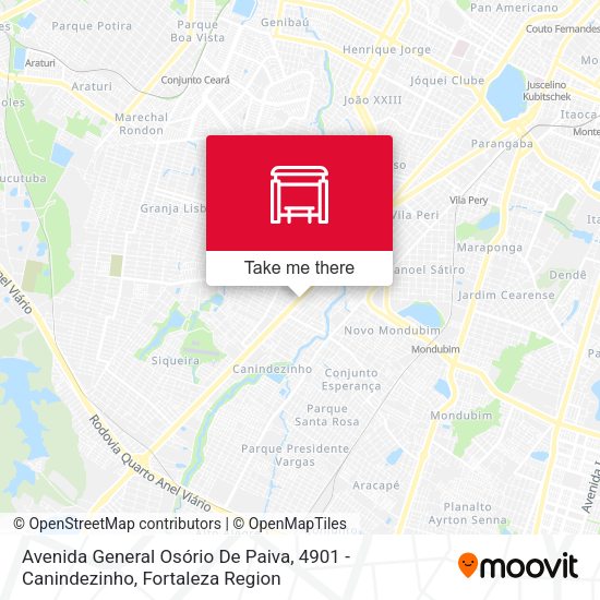 Avenida General Osório De Paiva, 4901 - Canindezinho map