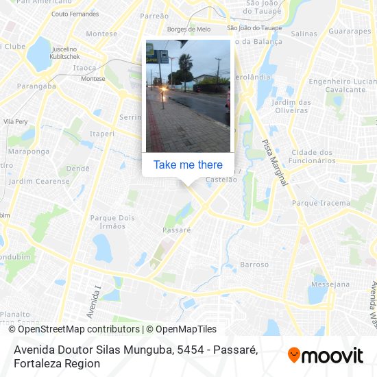Mapa Avenida Doutor Silas Munguba, 5454 - Passaré