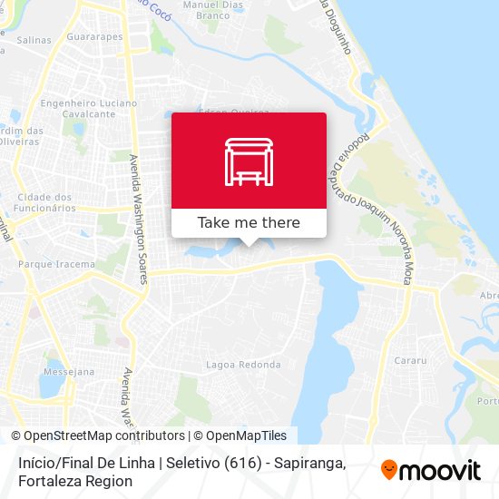 Início / Final De Linha | Seletivo (616) - Sapiranga map