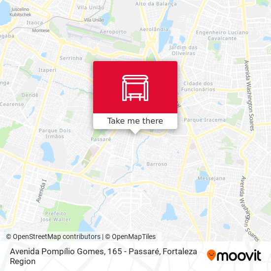 Avenida Pompílio Gomes, 165 - Passaré map