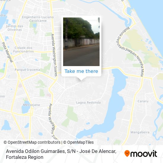 Avenida Odilon Guimarães, S / N - José De Alencar map