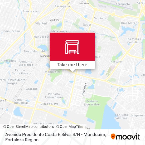 Avenida Presidente Costa E Silva, S / N - Mondubim map