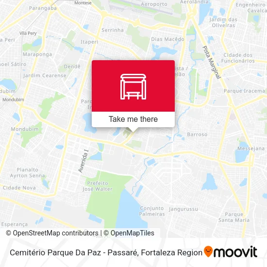 Cemitério Parque Da Paz - Passaré map