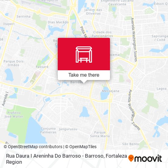 Mapa Rua Daura I Areninha Do Barroso - Barroso