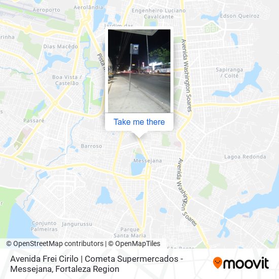 Avenida Frei Cirilo | Cometa Supermercados - Messejana map
