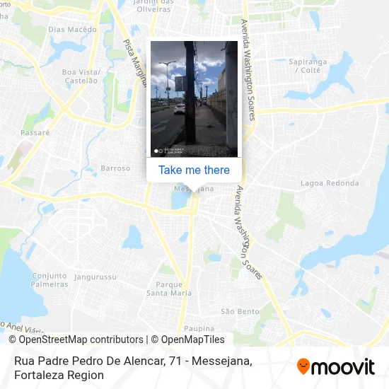 Rua Padre Pedro De Alencar, 71 - Messejana map