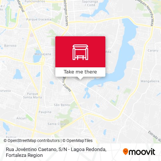 Rua Jovêntino Caetano, S / N - Lagoa Redonda map