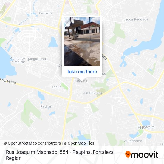Rua Joaquim Machado, 554 - Paupina map